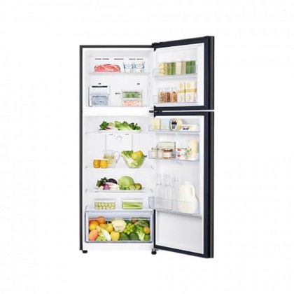 SAMSUNG 401L BESPOKE TOP MOUNT FREEZER REFRIGERATOR (CLEAN WHITE + CLEAN NAVY) | RT38K501J8A/ME